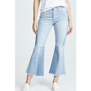Frame Hurley Cropped Jeans Light Blue Denim